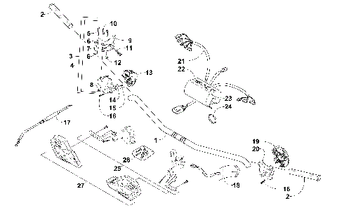 HANDLEBAR AND CONTROLS [98315]