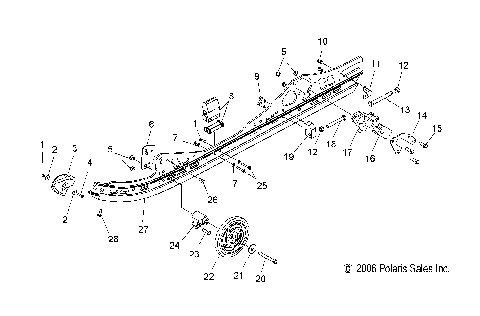 SUSPENSION, RAIL ASM. (LX) - S08PD6HS (49SNOWSUSPRAILFSTIQLX)