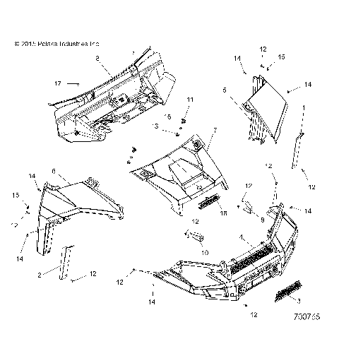 BODY, HOOD AND FRONT FACSIA - R16RVA57A1/B1/E57A9/B9 (700765)