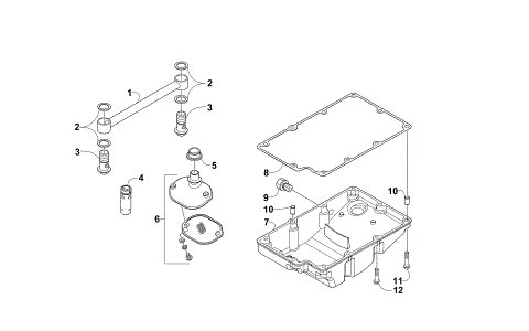 OIL PAN AND STRAINER ASSEMBLY