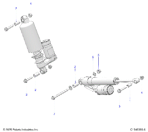 SUSPENSION, REAR SHOCKS MOUNTING - S26AJE9FSL/AJN9FSL/FSM (C1545365-5)