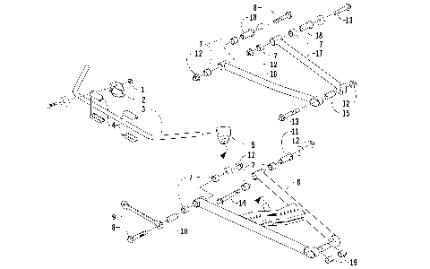 A-ARM AND SWAY BAR ASSEMBLY [90549]