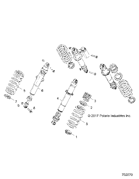 SUSPENSION, REAR SHOCK MOUNTING - Z18VBA87B2/E87BK/BU/LK/BR (701144)