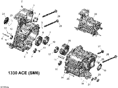 01- Gearbox Housing - SM6