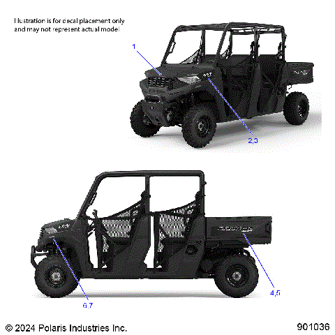BODY, DECALS, GRAPHIC- R25M4A57B1 (901036)