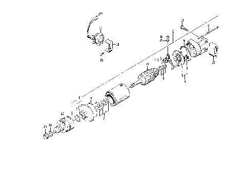 STARTER MOTOR ASSEMBLY [72742]