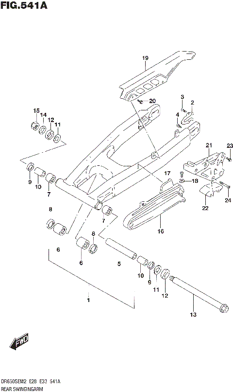 REAR SWINGINGARM
