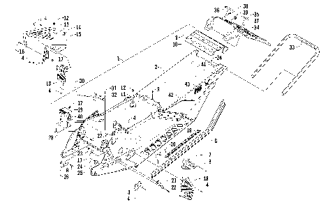 CHASSIS, REAR BUMPER, AND SNOWFLAP ASSEMBLY [93859]