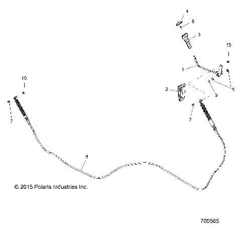 DRIVE TRAIN, SHIFT LEVER and CABLE - R16RTE87F1/U87FK (700565)