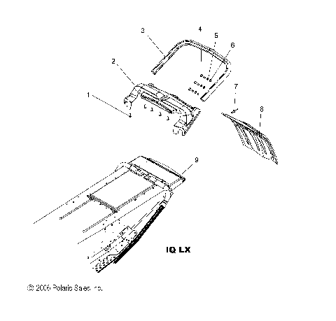CHASSIS, REAR BUMPER and SNOWFLAP (LX) - S08PD6HS (49SNOWCHASSISRR08IQLXCFI)