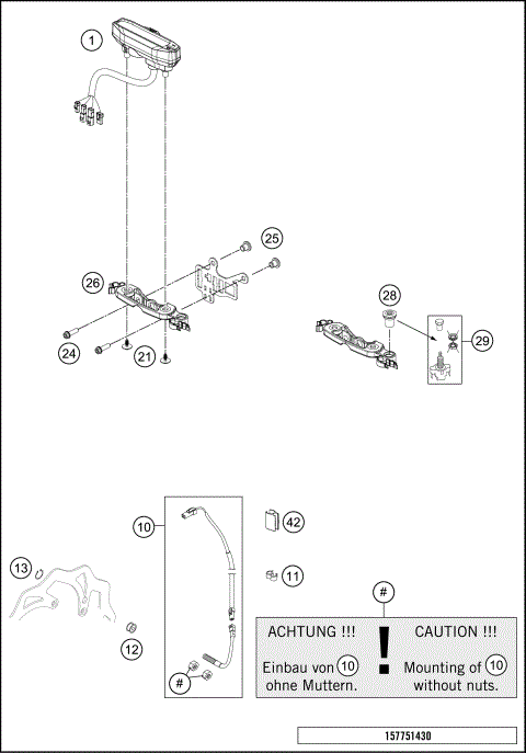 INSTRUMENTS, LOCK SYSTEM