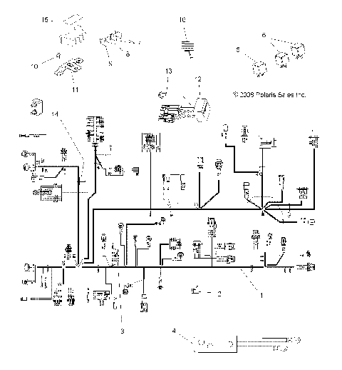 ELECTRICAL, HARNESSES - A09TN50EA (49ATVHARNESS09SPX2500QD)