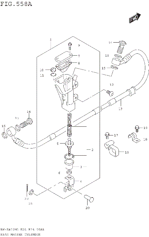 REAR MASTER CYLINDER