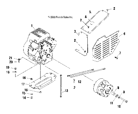 ENGINE MOUNTING - C11RB63AA/AB (4985628562A12)