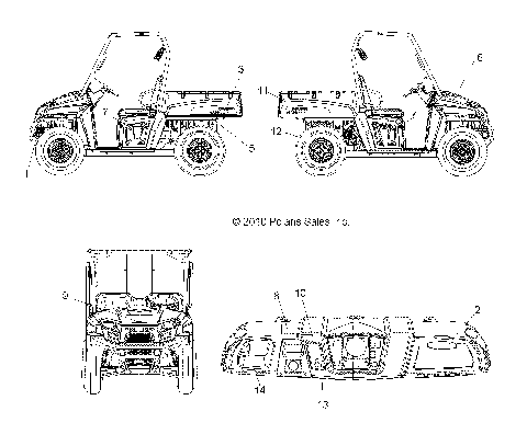 BODY, DECALS - R11RH50AG/AH/AR (49RGRDECAL11500EFI)
