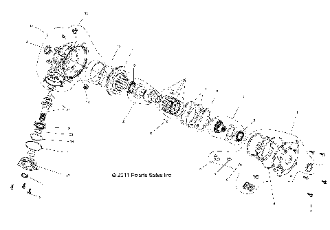 DRIVE TRAIN, FRONT GEARCASE INTERNALS - R12WH76AG/AR/EAH/EAV/EAW (49RGRGEARCASE1332971)