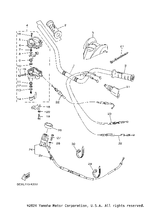 STEERING HANDLE & CABLE