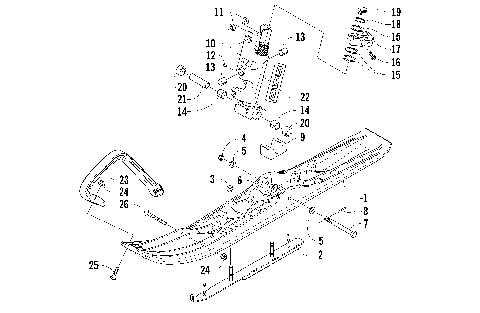 SKI AND SPINDLE ASSEMBLY [86380]