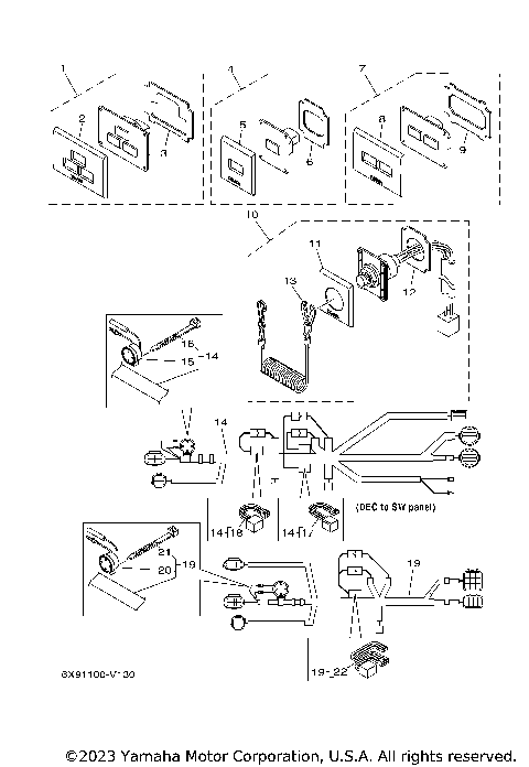 SWITCH PANEL 2 (EKS, TWIN)