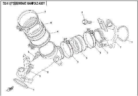 INTAKE MANIFOLD ASSY.