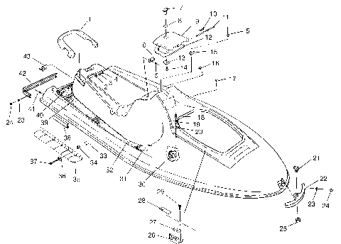 HULL and BODY SLT 780 B964588 and Intl. SLT 780 I964588 (4935683568A005)