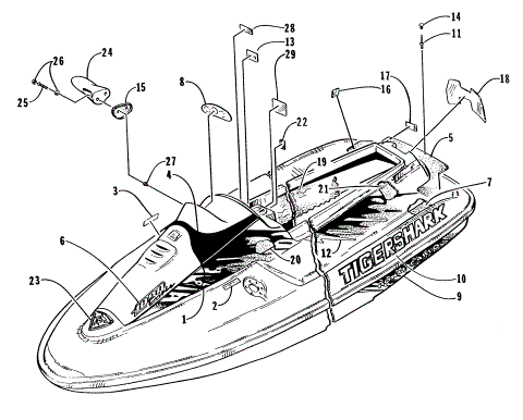 DECAL AND FOOTPAD ASSEMBLY