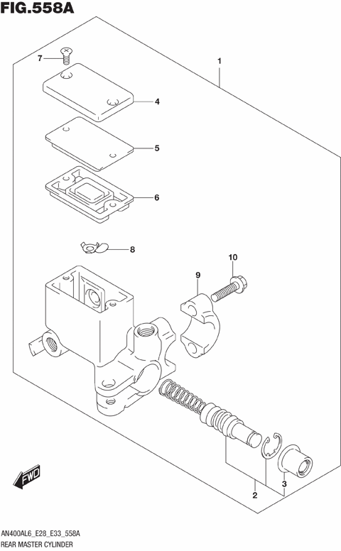REAR MASTER CYLINDER