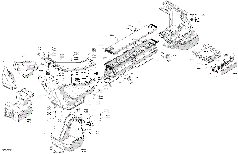 05- HULL - Rear Deflector Float and Rear Bumper
