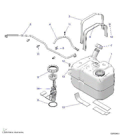FUEL SYSTEM, FUEL TANK - D26M4A57B4/G57B4/U57B4/W57B4 (C730232-1)