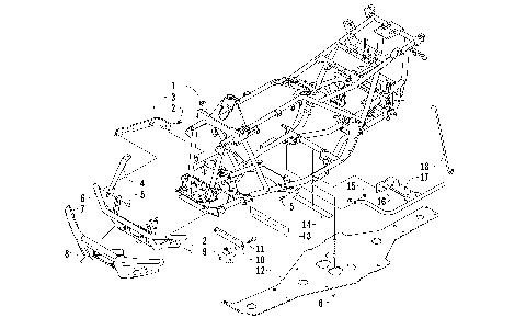 FRAME AND RELATED PARTS [87316]