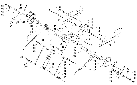 REAR SUSPENSION REAR ARM ASSEMBLY [86637]