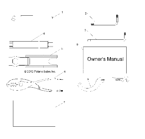 REFERENCES, TOOL KIT and OWNERS MANUAL - R13JT9EFX (49RGRTOOL13RZRXP900I)