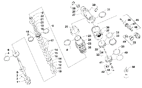 REAR SUSPENSION FRONT ARM SHOCK ABSORBER [101939]