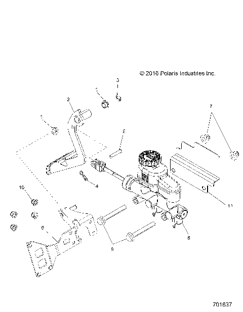 BRAKES, PEDAL and MASTER CYLINDER - R18RTE87F1/S87F1 (701637)