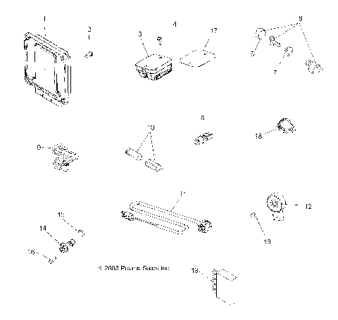 ELECTRICAL, SWITCHES, SENSORS, ECU and CONTROL MODULES - A09ZN55FX (49ATVSWITCHES09SPXP550I)