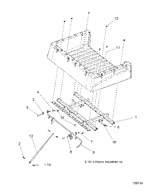 BODY, BOX MOUNTING - R16RMAE4G8/G9/N8 (700749)