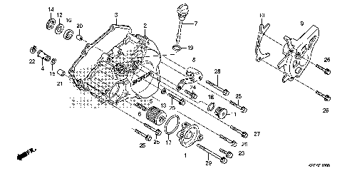 LEFT CRANKCASE COVER