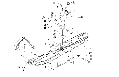 SKI AND SPINDLE ASSEMBLY [93566]