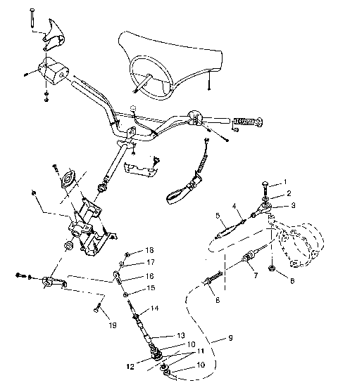 STEERING SL 700 B964066 and  Intl. SL 700 I964066 (4935633563A014)