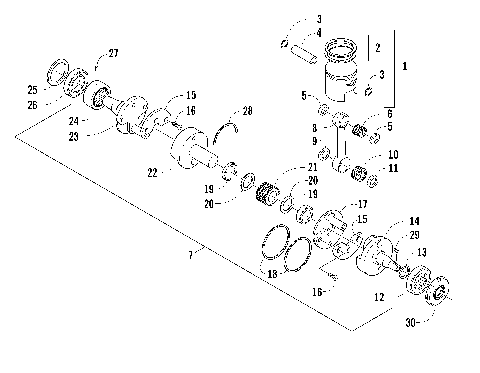 PISTON AND CRANKSHAFT [91080]