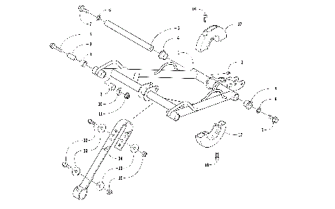 REAR SUSPENSION FRONT ARM ASSEMBLY [107671]