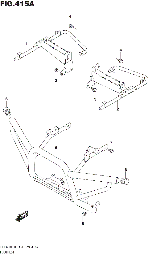FOOTREST (LT-F400FL8 P03)