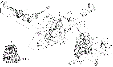 TRANSAXLE CASE/COVER [301915]