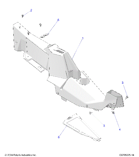 BODY, CENTER CONSOLE - Z25NEB99A4/B4 705025-1)