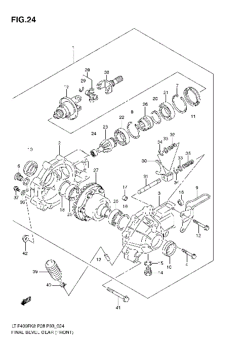 FINAL BEVEL GEAR (FRONT)