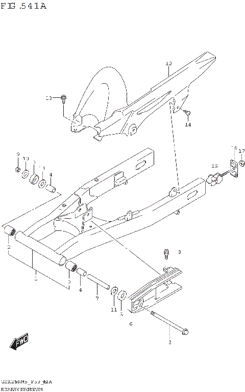 REAR SWINGINGARM