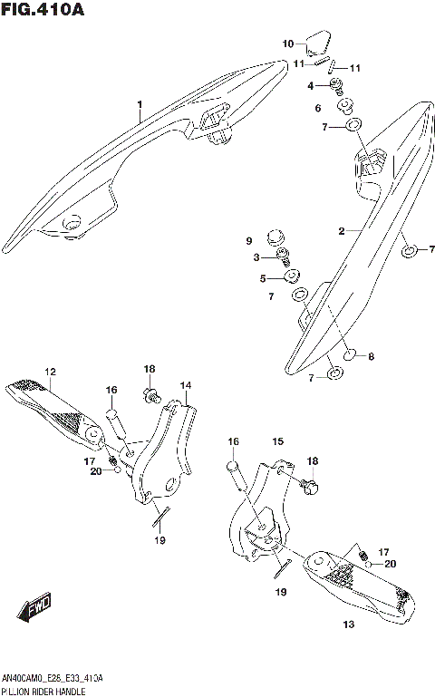 PILLION RIDER HANDLE