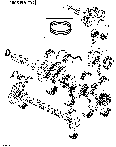 01- Crankshaft, Pistons and Balance Shaft - 155