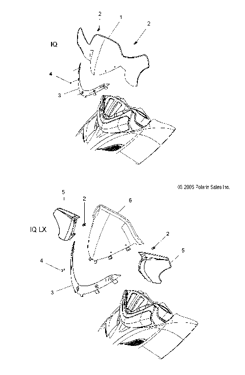 BODY, WINDSHIELD - S08PD6/PB6/PB7/PP6/PP7 ALL OPTIONS (49SNOWWINDSHLDCLEAN)