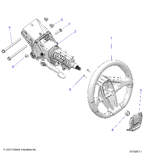 STEERING, UPPER, PREMIUM/ULTIMATE - Z24RAB92AK/BK (C0706473-1)